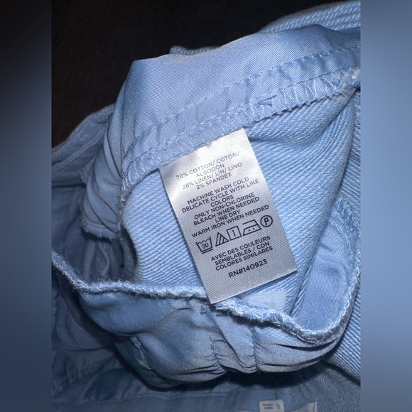 Ann Taylor loft linen cotton blend high waist wide leg cropped palazzo pants med - Picture 9 of 11